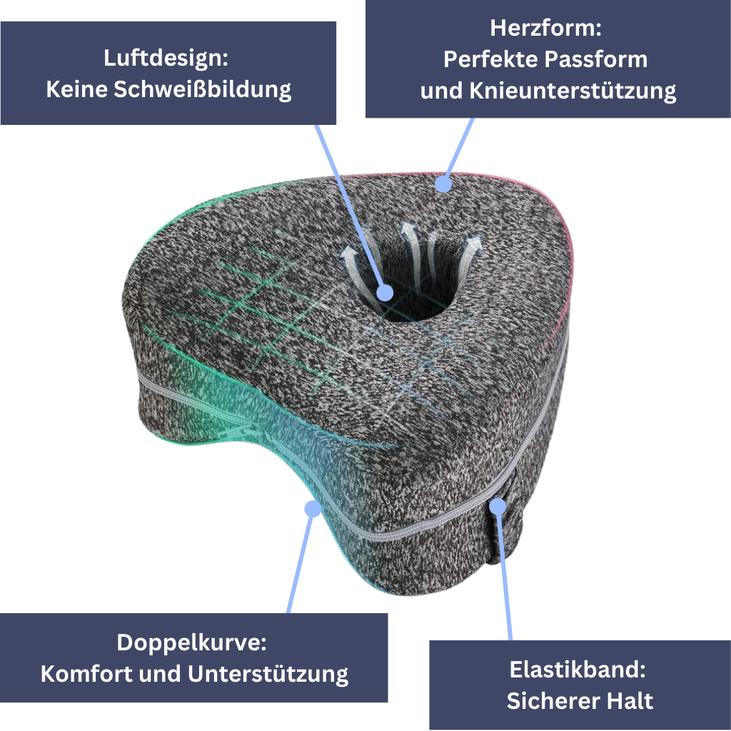 Orthopädisches Schlafkissen für Knie & Beine