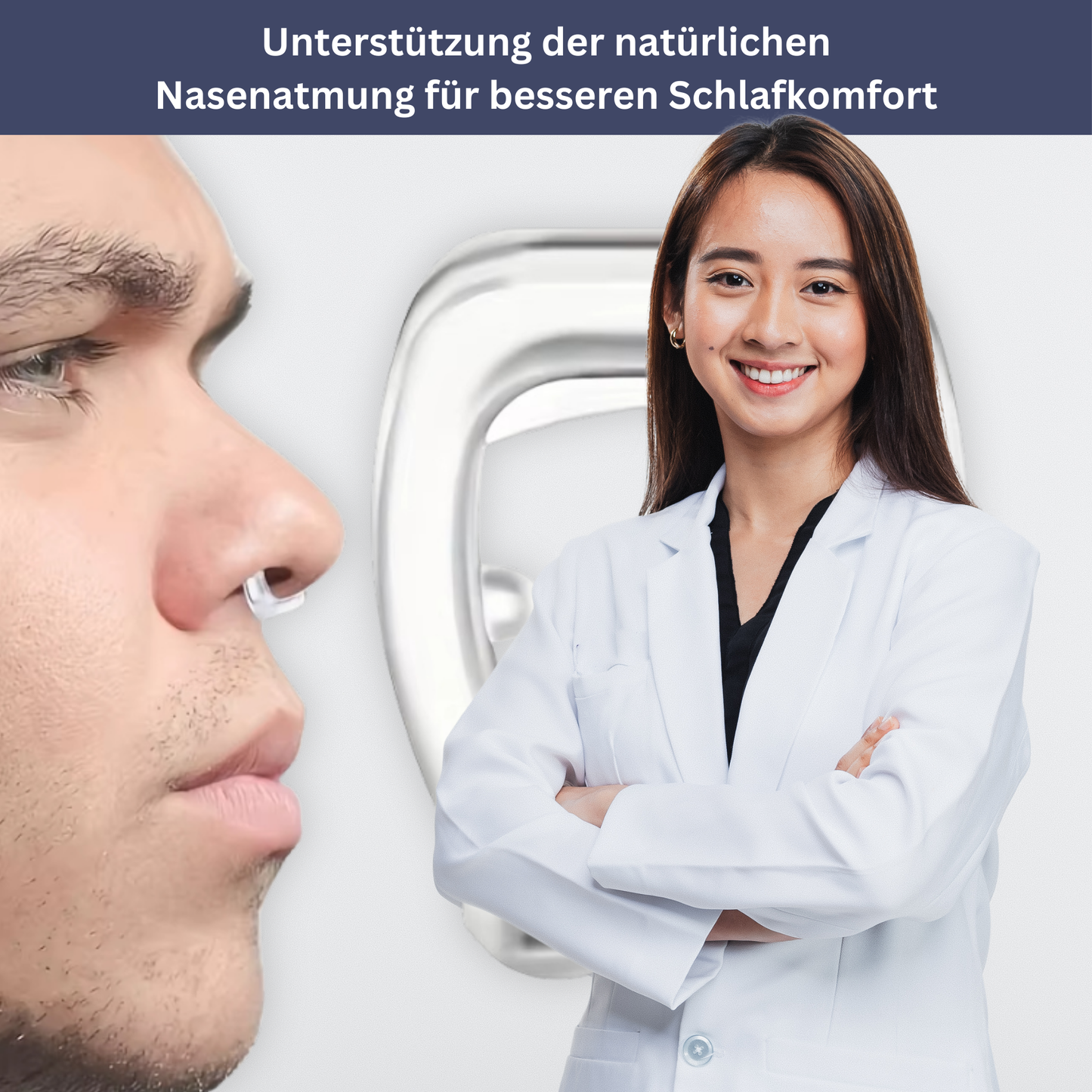 Magnetischer Anti-Schnarch-Nasenclip