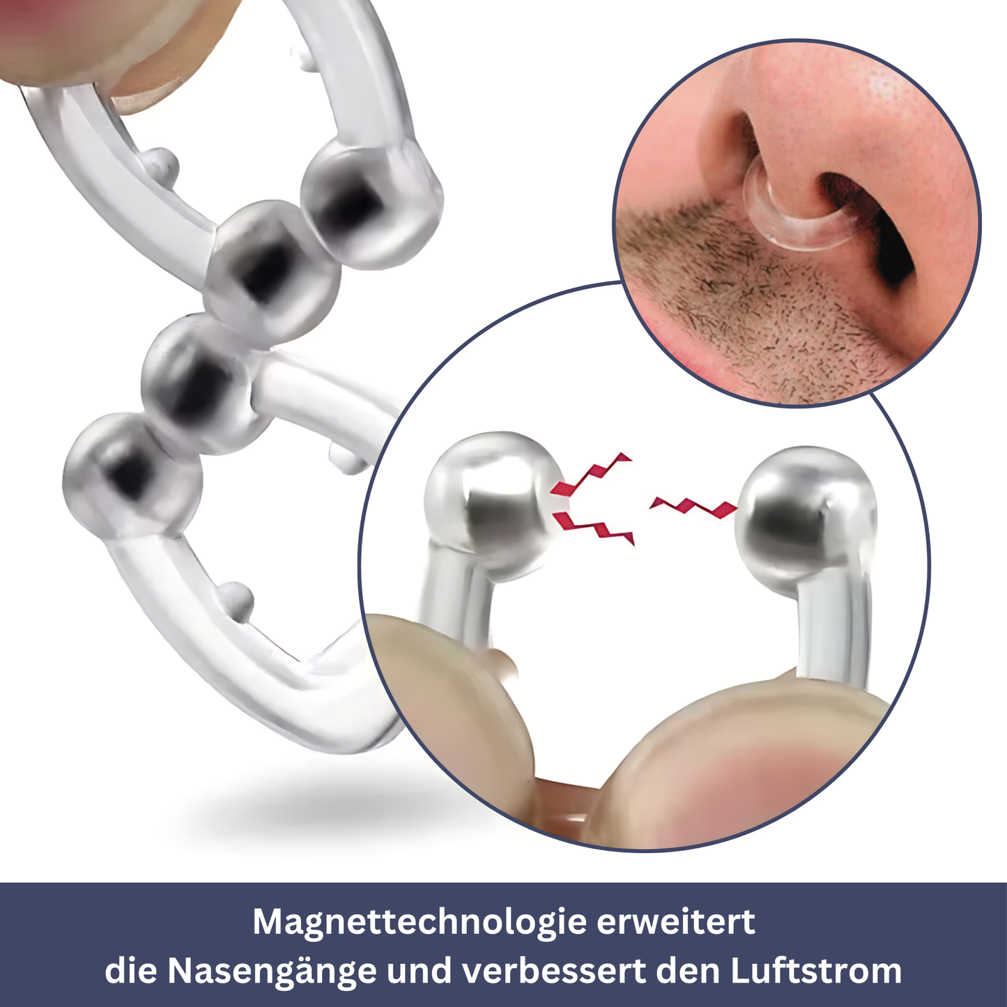Magnetischer Anti-Schnarch-Nasenclip