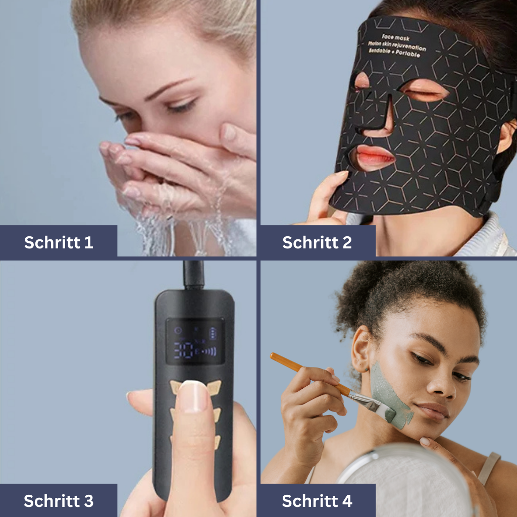 Hautpflegende LED-Gesichtsmaske