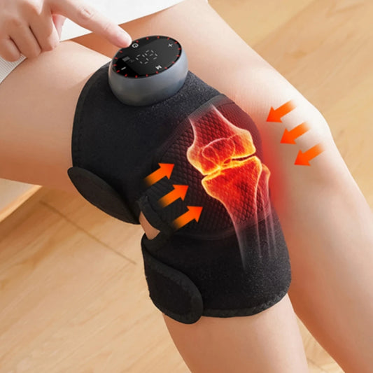 Beheizte Massage-Kniebandage