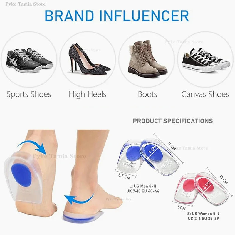 Gel-Fersenkissen mit Stoßdämpfung