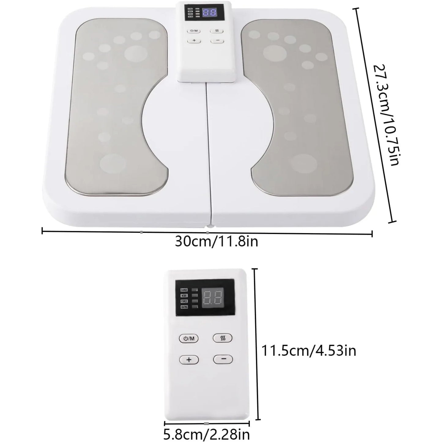 EMS-Fußmassagegerät mit Wärmefunktion