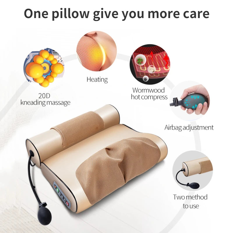 Ergonomisches Massagekissen für Nacken & Schultern