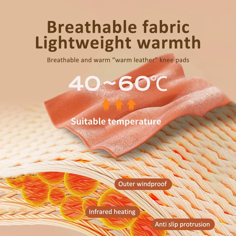 Beheizte Massage-Kniebandage