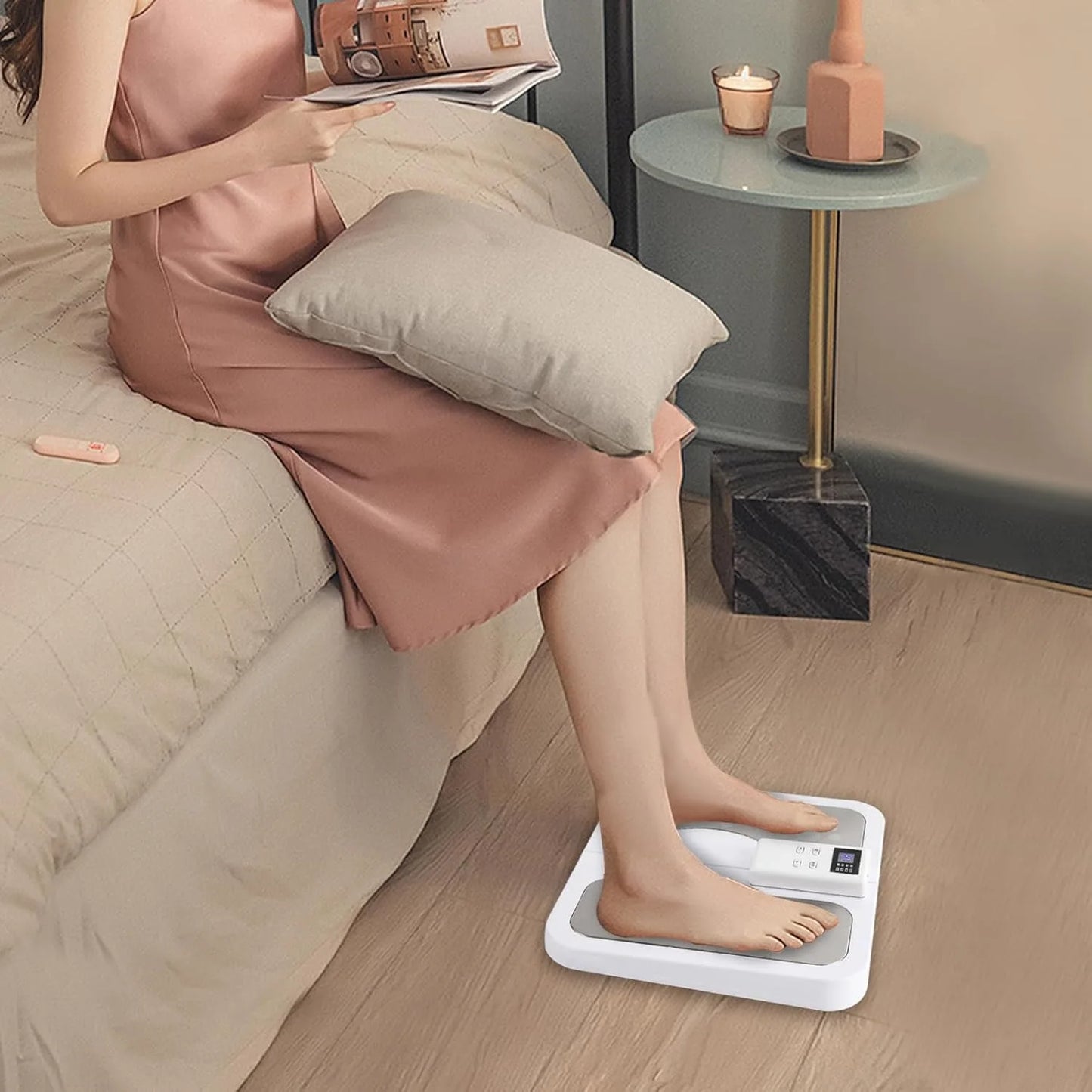 EMS-Fußmassagegerät mit Wärmefunktion